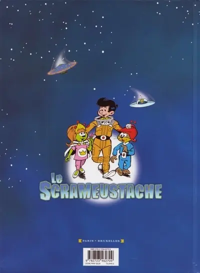 Verso de l'album Le Scrameustache Tome 2 Le magicien de la Grande Ourse