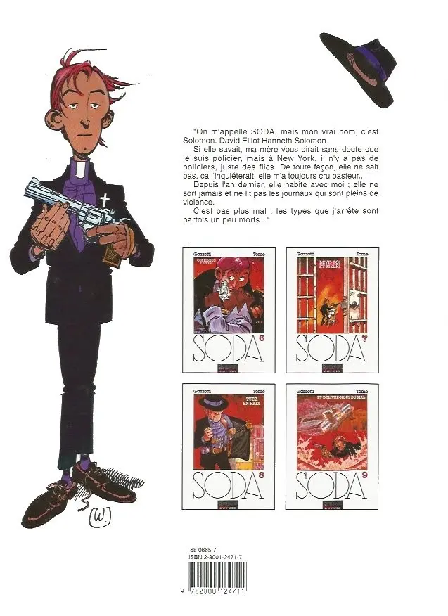 Verso de l'album Soda Tome 9 Et délivre-nous du mal