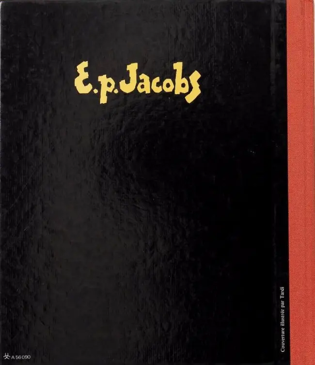 Verso de l'album Un opéra de papier - Les mémoires de Blake et Mortimer