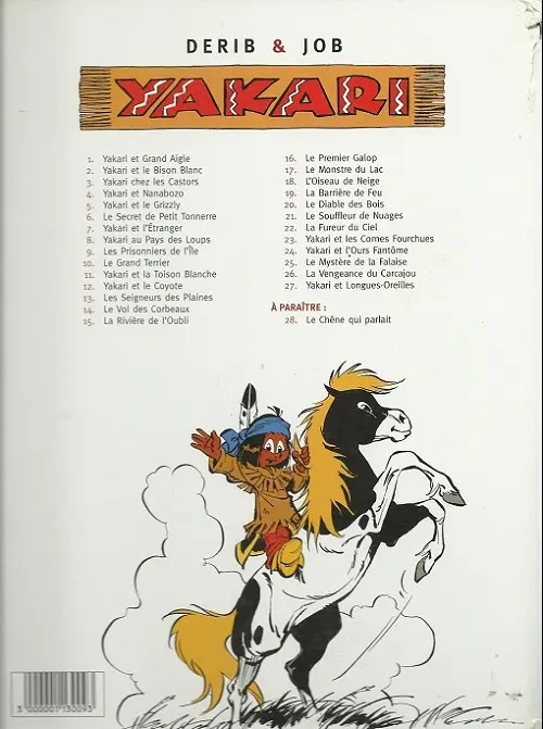 Verso de l'album Yakari Tome 6 Le secret de Petit Tonnerre