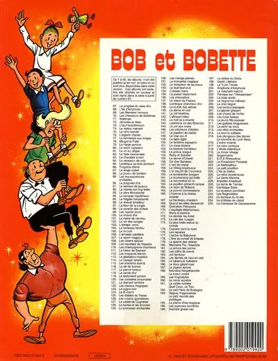 Verso de l'album Bob et Bobette Tome 235 La carcasse de Carcassonne