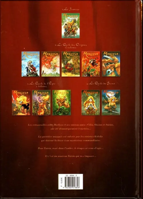 Verso de l'album Marlysa Tome 10 Tatrin de Tolden