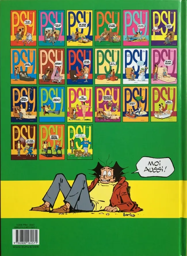 Verso de l'album Les Psy Tome 21 Je me sens mieux !
