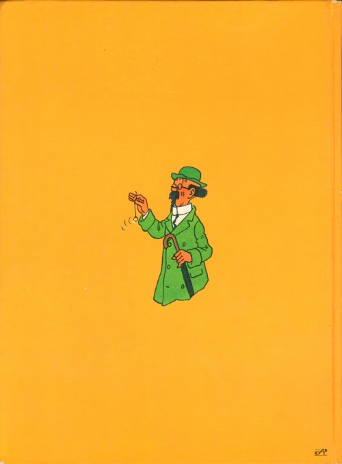 Verso de l'album Tintin N° 18