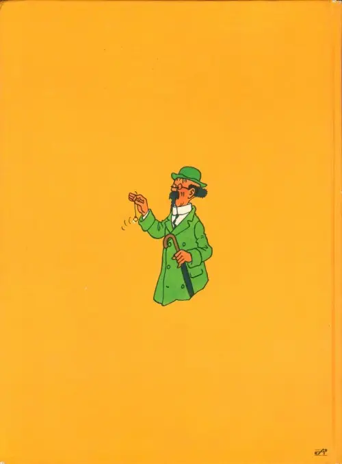 Verso de l'album Tintin N° 18