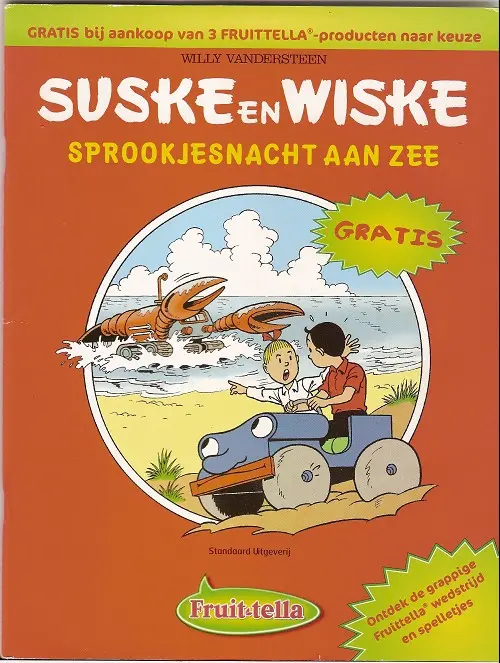 Verso de l'album Bob et Bobette (Publicitaire) Le château de sable