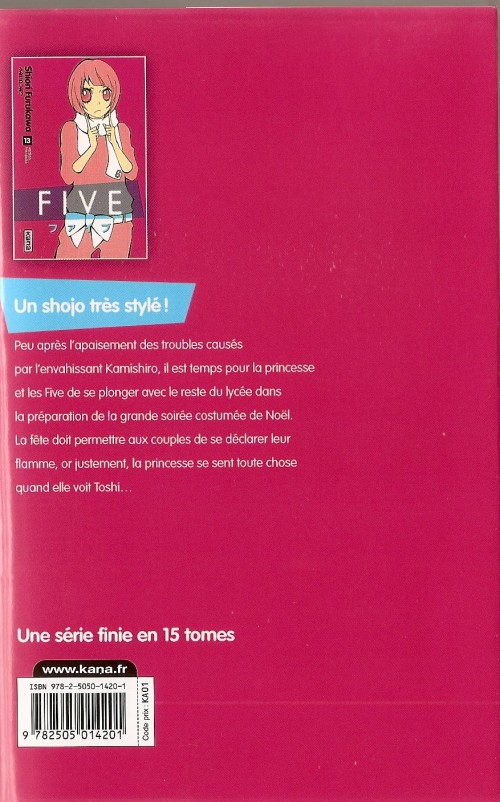Verso de l'album Five 13