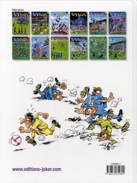 Verso de l'album Les Foot furieux Tome 13