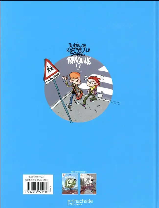 Verso de l'album Bienvenue en ... en 6e Tome 2 En mode collège