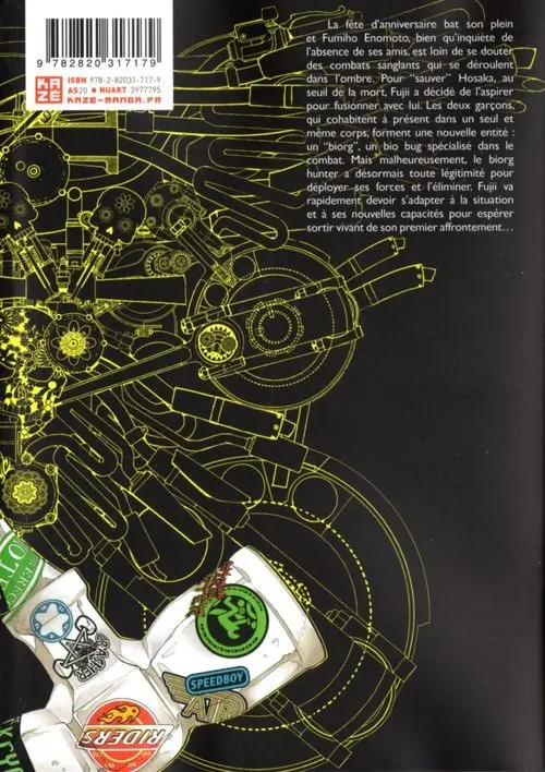 Verso de l'album Biorg Trinity 2