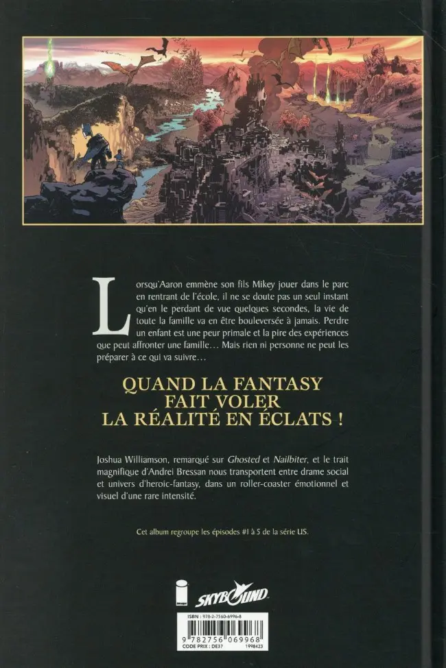Verso de l'album Birthright Tome 1 Le Retour