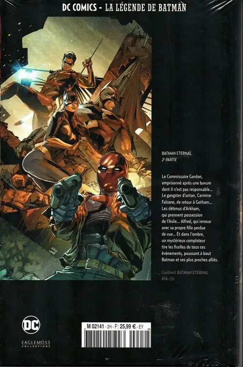 Verso de l'album DC Comics - La Légende de Batman Hors-série Volume 2 Batman Eternal - 2e partie