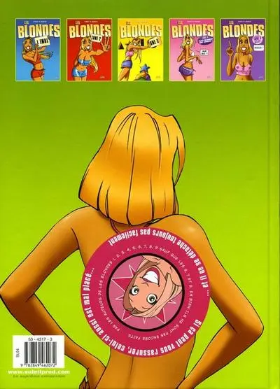 Verso de l'album Les Blondes Tome 6 Mises à nu