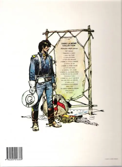 Verso de l'album Blueberry Tome 18 Nez cassé
