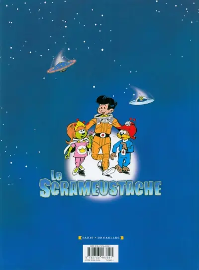 Verso de l'album Le Scrameustache Tome 22 Chroniques galaxiennes