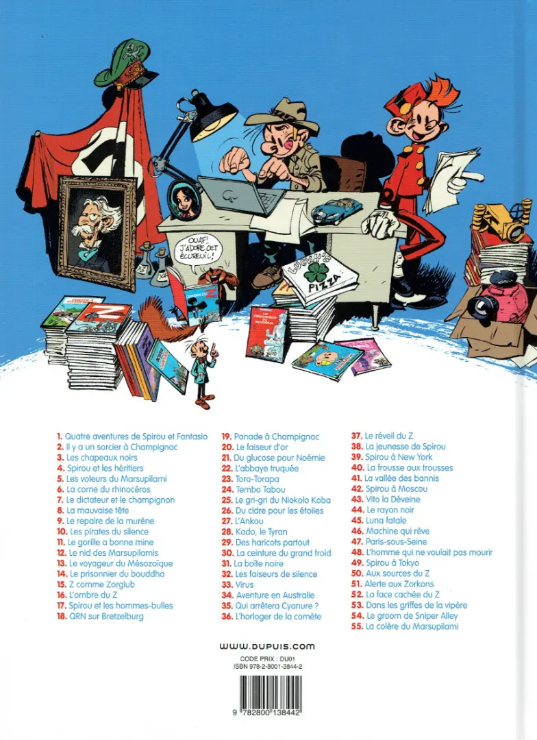 Verso de l'album Spirou et Fantasio Tome 49 Spirou et Fantasio à Tokyo