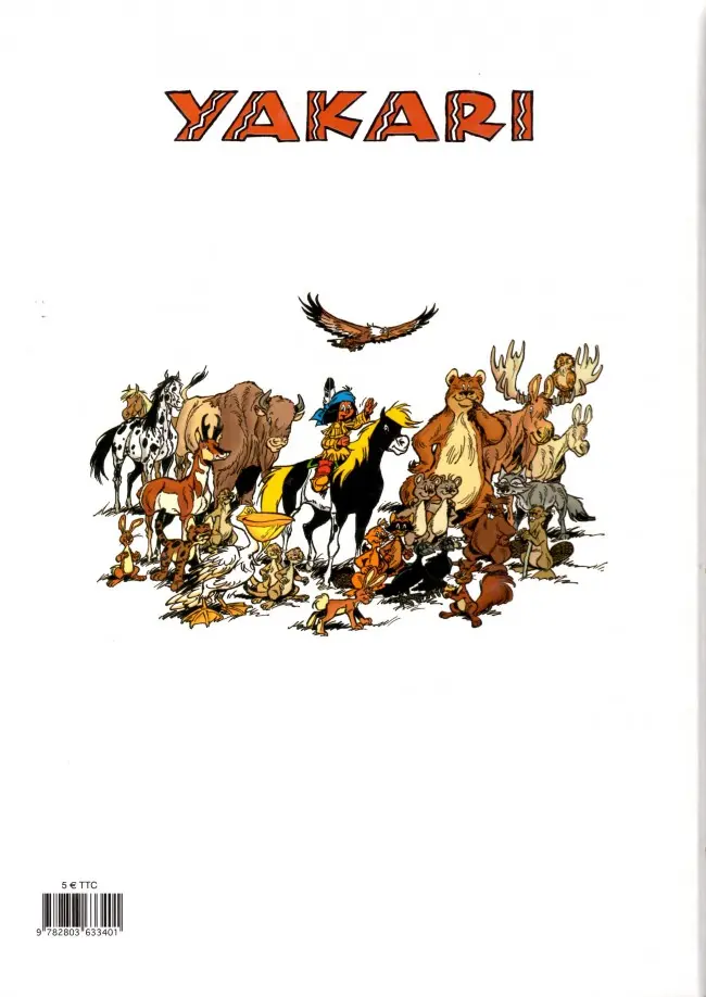Verso de l'album Yakari Tome 12 Yakari et le coyote
