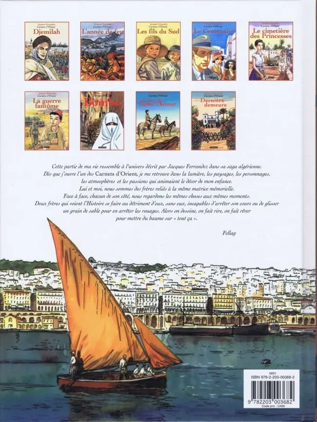 Verso de l'album Carnets d'Orient Tome 9 Dernière demeure