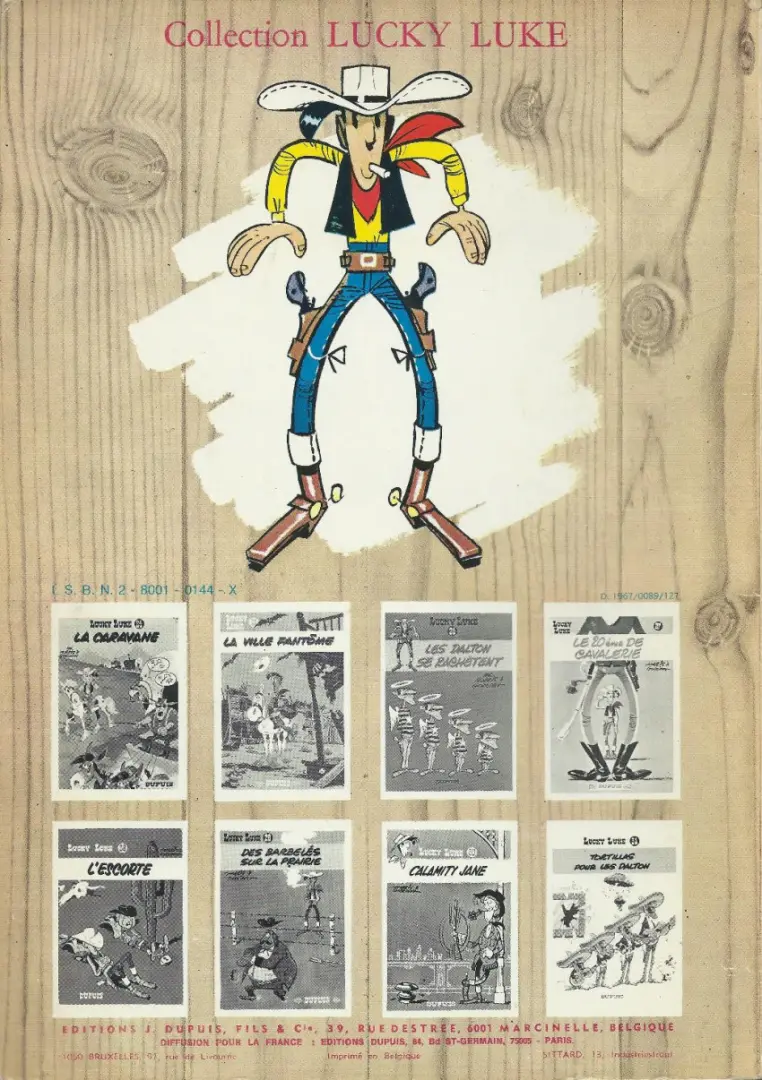 Verso de l'album Lucky Luke Tome 5 Lucky Luke contre Pat Poker