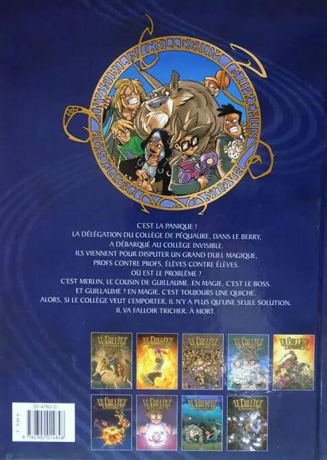 Verso de l'album Le Collège invisible Tome 4 Duelum Magickum