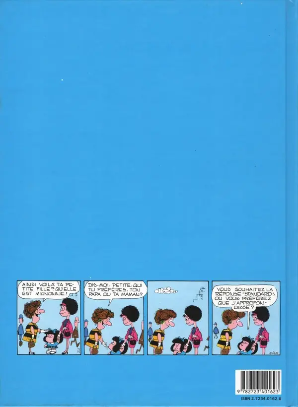 Verso de l'album Mafalda Tome 2 Encore Mafalda !