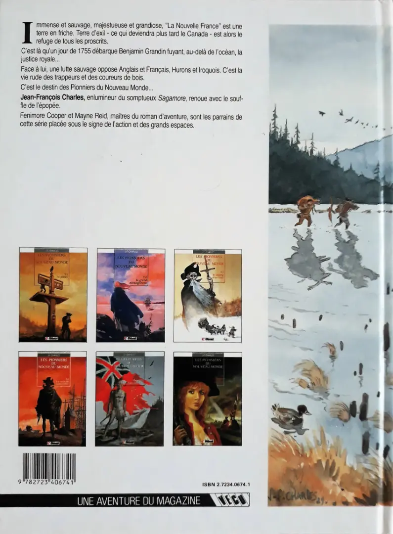 Verso de l'album Les Pionniers du Nouveau Monde Tome 1 Le pilori