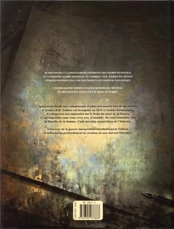 Verso de l'album Tolkien - Éclairer les ténèbres