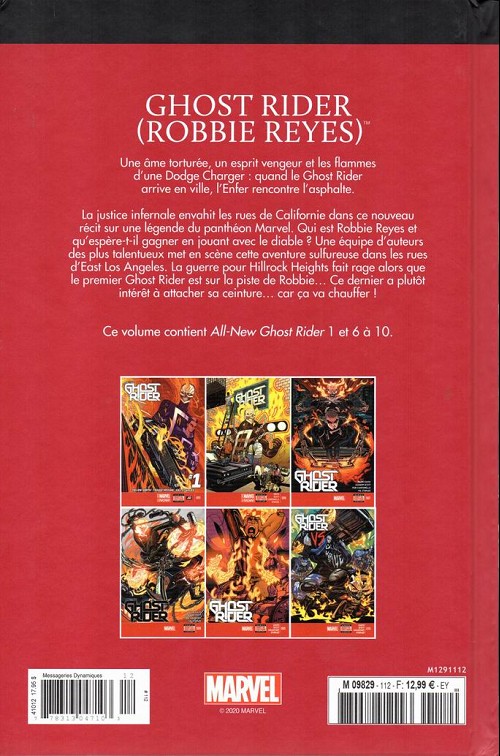 Verso de l'album Le meilleur des Super-Héros Marvel Tome 112 Ghost rider