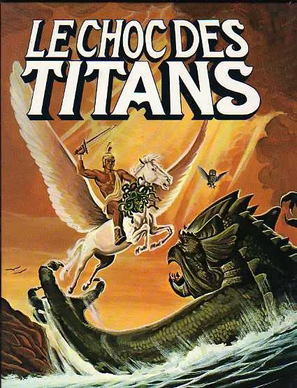 Verso de l'album Le choc des Titans Le Livre du Film
