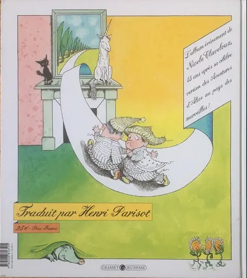 Verso de l'album Alice au pays des merveilles 2 De l'autre côté du Miroir et ce qu'Alice y trouva