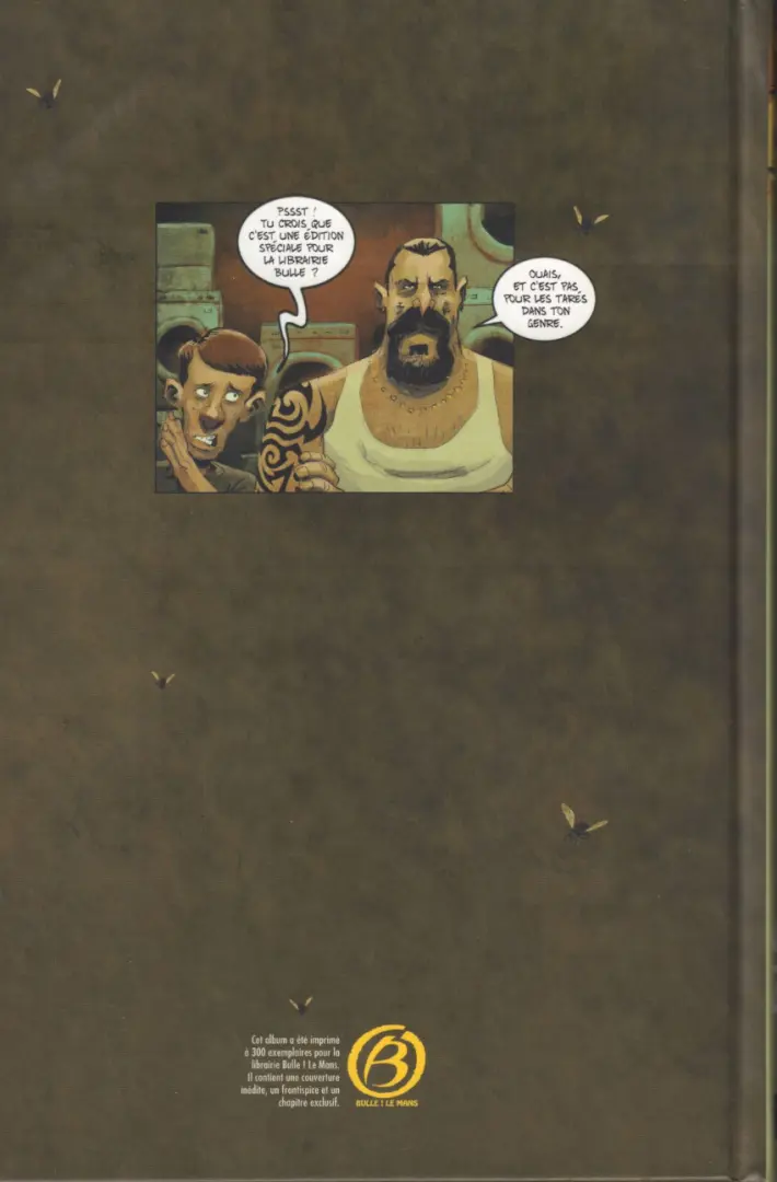 Verso de l'album RIP Tome 1 Derrick - Je ne survivrai pas à la mort