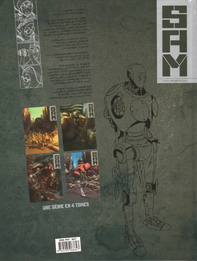 Verso de l'album S.A.M. Tome 4 Nous ne t'oublierons jamais