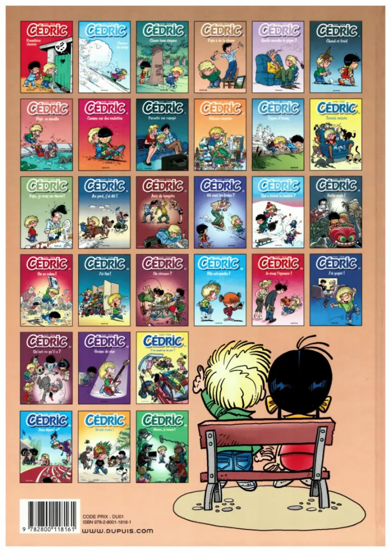 Verso de l'album Cédric Tome 4 Papa a de la classe