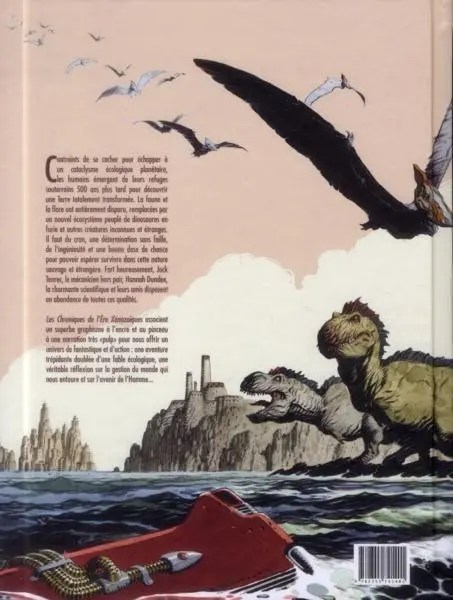 Verso de l'album Chroniques de l'ère Xénozoïque