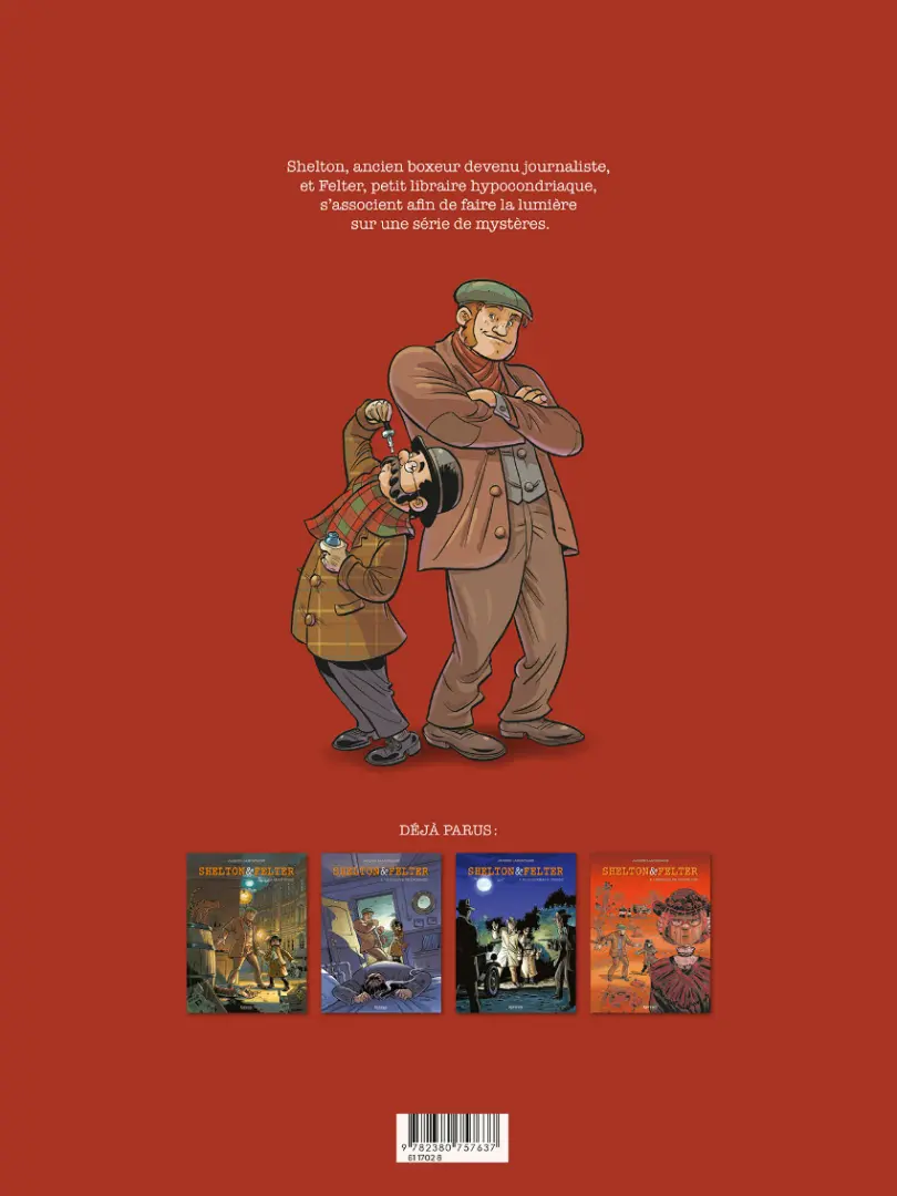 Verso de l'album Shelton & Felter Tome 4 L'héritage de Rockfellow