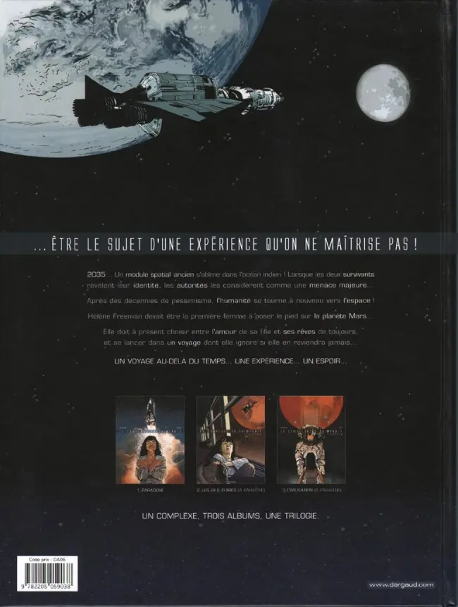 Verso de l'album Le Complexe du chimpanzé Tome 1 Paradoxe