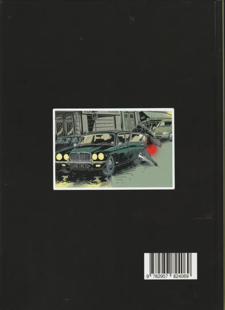 Verso de l'album Le piège