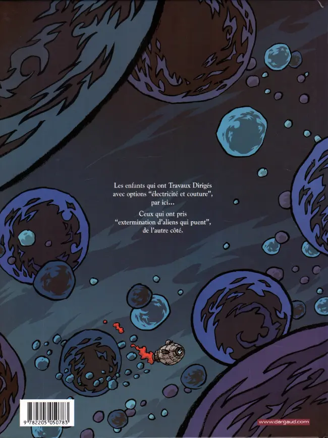 Verso de l'album Les Cosmonautes du futur Tome 2 Le retour