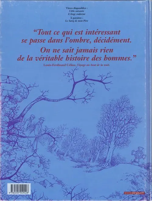 Verso de l'album La Croix de Cazenac Tome 2 L'Ange endormi