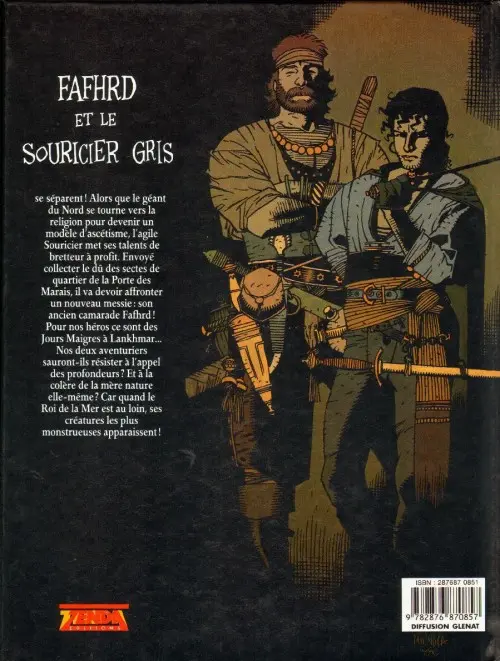 Verso de l'album Le Cycle des épées Tome 4 Jours maigres à Lankhmar