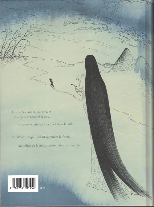 Verso de l'album Les Enfants pâles