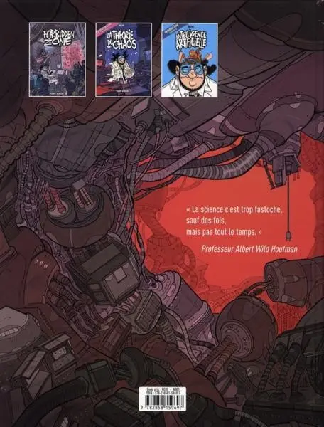 Verso de l'album Forbidden zone Tome 4 Réactions en chaîne