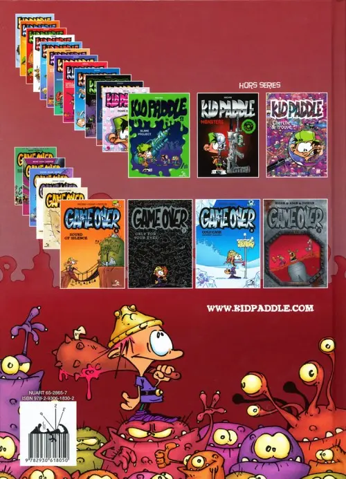 Verso de l'album Game over Tome 9 Bomba Fatale