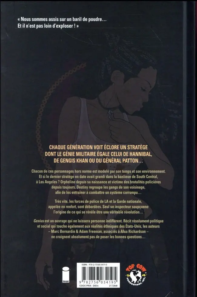 Verso de l'album Genius