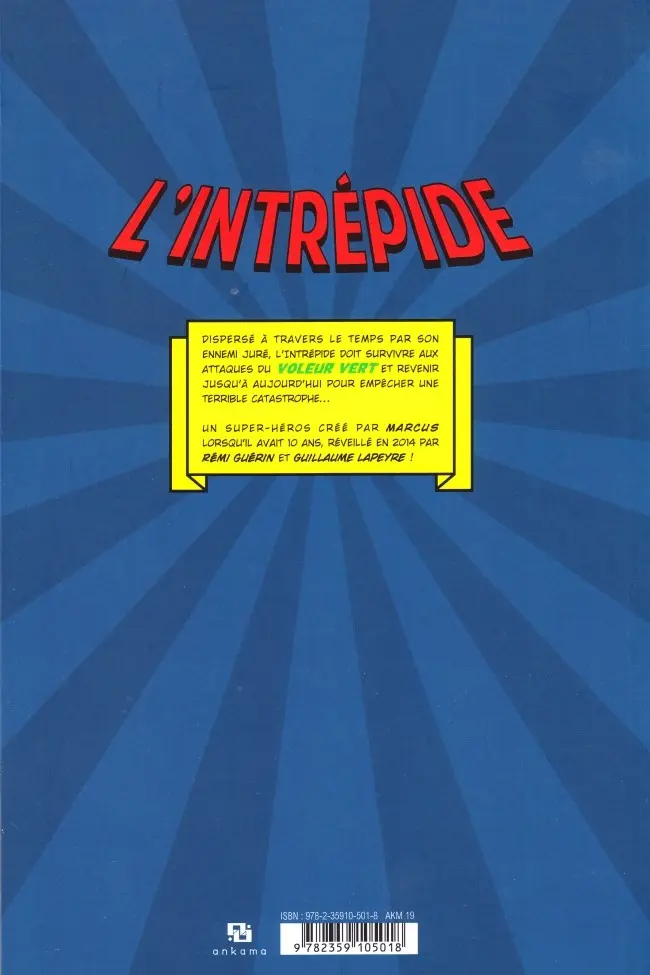 Verso de l'album L'Intrépide N° 1