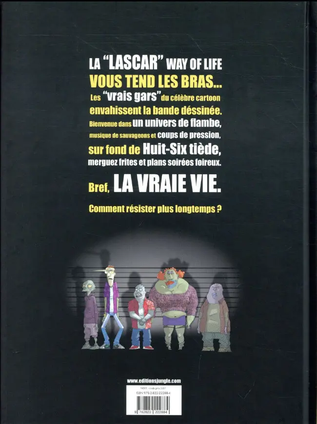 Verso de l'album Lascars L'intégrale