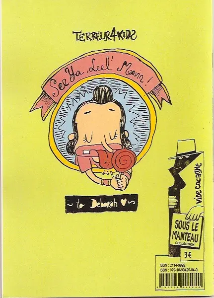 Verso de l'album Leel Marvin My First Underground Comix with Leel' Marvin