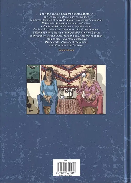 Verso de l'album Libre de choisir