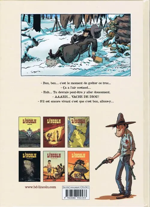 Verso de l'album Lincoln Tome 7 Le Fou sur la Montagne