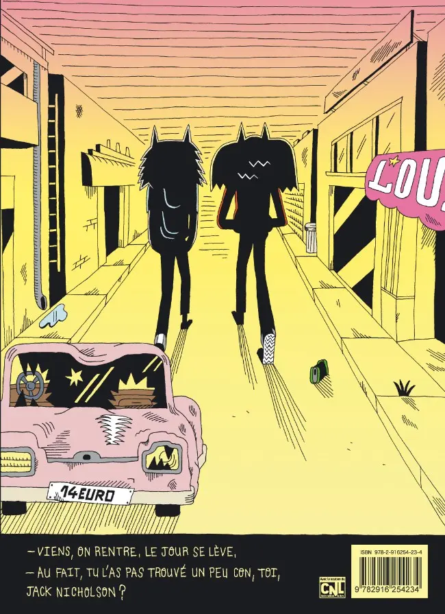 Verso de l'album Loups-garous Boogie